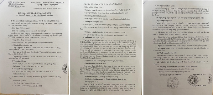 Một công nhân tử vong vì công tác an toàn, vệ sinh lao động không được đảm bảo