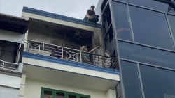 TP. HCM: Cháy nhà 3 tầng trên Đường Võ Văn Kiệt do hàn xì bất cẩn