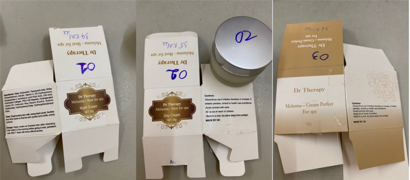 3 mỹ phẩm Dr Therapy Melasma chưa được cấp phép tại Việt Nam