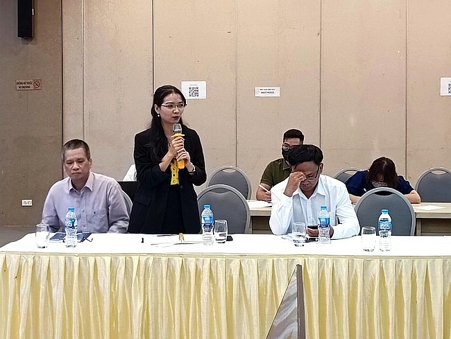 Bà Vũ Thị Hằng, Trưởng ban thư ký VIAC. Ảnh: Tuấn Việt