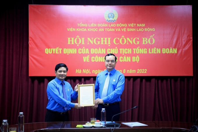 Đồng chí Nguyễn Anh Thơ làm Viện trưởng Viện Khoa học ATVSLĐ