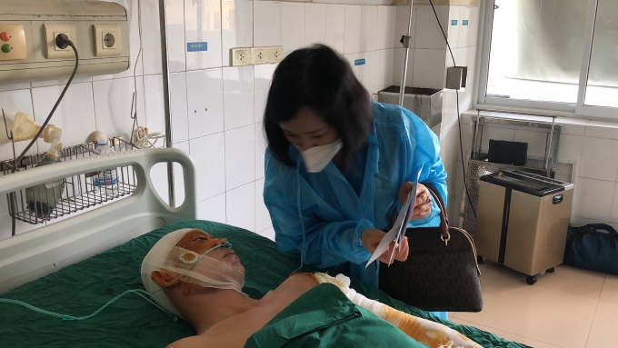 Công nhân Công ty TNHH Seojin Auto bị bỏng nặng: 7 ngày đầu sẽ bị sốt