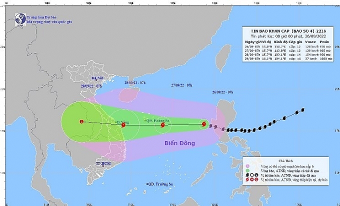 Các tỉnh miền Trung đang khẩn trương ứng phó với siêu bão Noru
