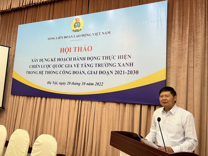 Công đoàn tham gia làm “Xanh hóa sản xuất”, tăng trưởng xanh và bền vững