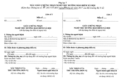 Bộ Y tế vừa bổ sung Quy định mới về việc cấp giấy chứng nhận nghỉ việc hưởng BHXH