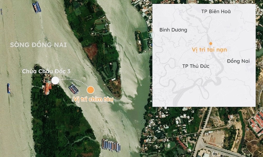 Lật thuyền trên sông Đồng Nai: 12 người rơi xuống sông, 1 người tử vong