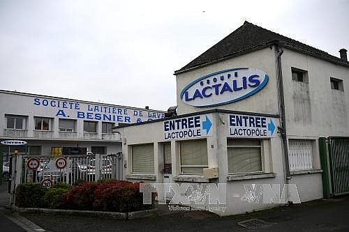 Trụ sở Hãng sữa Lactalis ở Laval, miền tây Pháp. Ảnh tư liệu: AFP/TTXVN