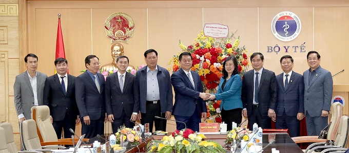 Trưởng Ban Tuyên giáo Trung ương thăm, làm việc với Bộ Y tế