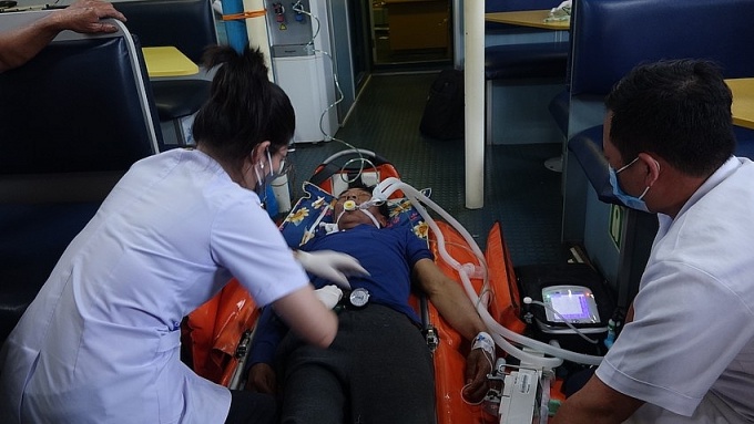 Một thuyền viên liệt toàn thân, bất tỉnh khi đang hành nghề tại vùng biển Đà Nẵng