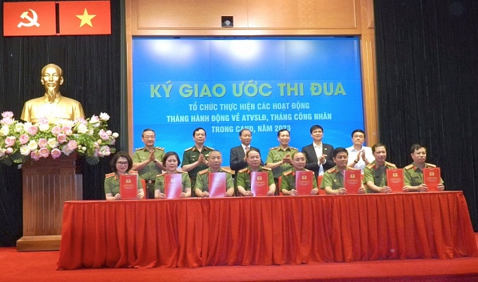 Bộ Công an phát động Tháng Hành động về An toàn vệ sinh lao động 2023