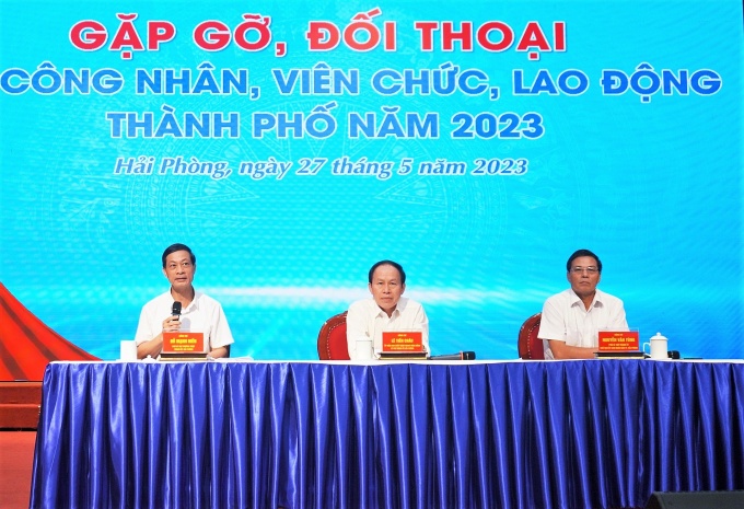 Vấn đề nhà ở xã hội được công nhân lao động đối thoại với Bí thư Thành uỷ  Hải Phòng