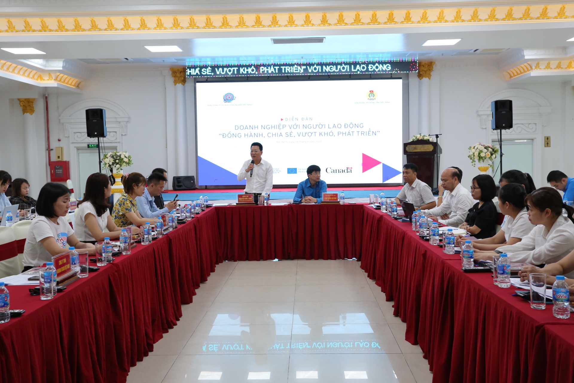 Doanh nghiệp đồng hành, chia sẻ, vượt khó, phát triển cùng NLĐ