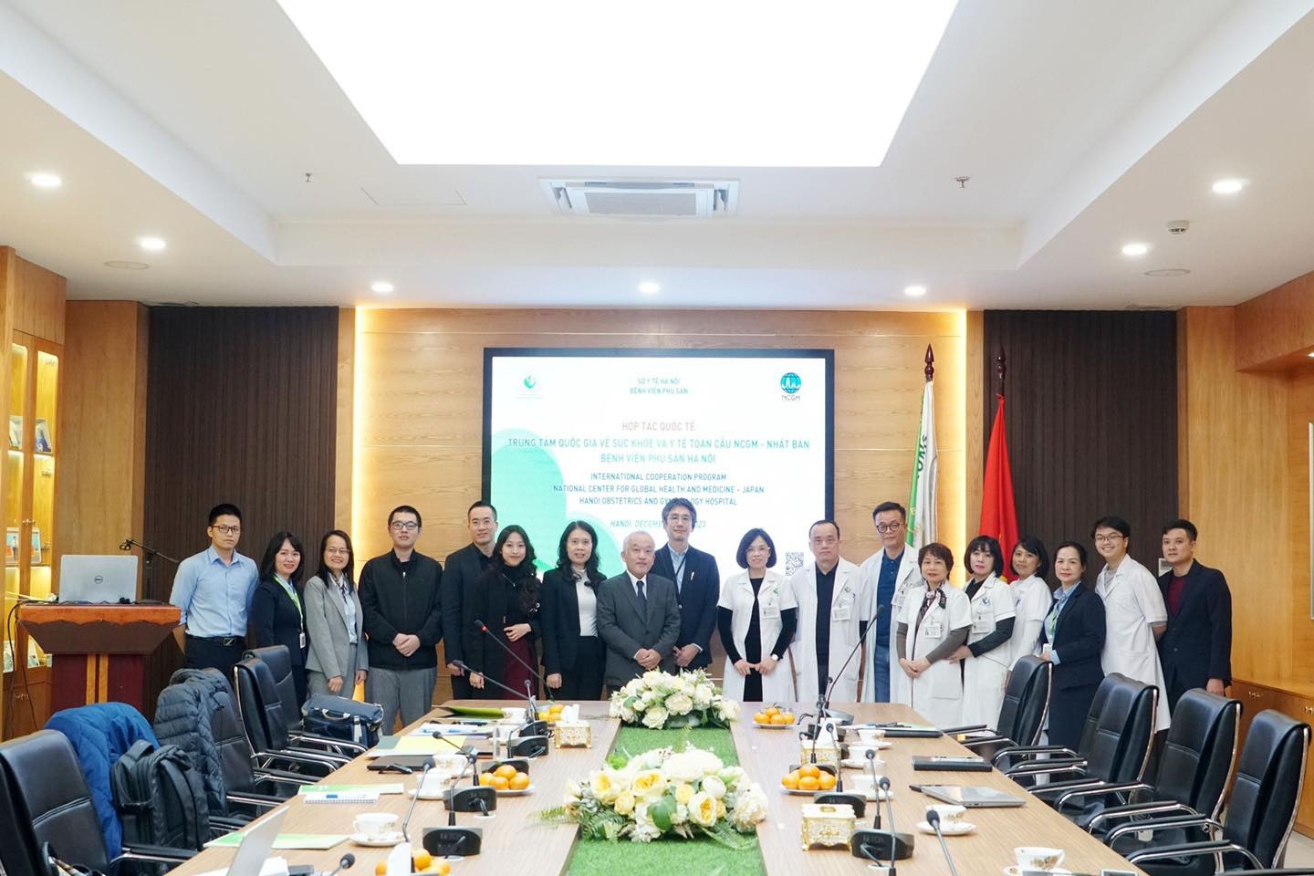 Bệnh viện Phụ Sản Hà Nội tiếp đoàn chuyên gia NCGM (Nhật Bản) đến tham quan và làm việc