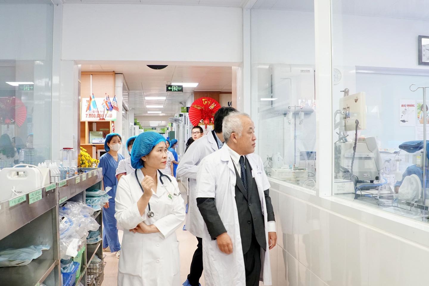 Bệnh viện Phụ Sản Hà Nội tiếp đoàn chuyên gia NCGM (Nhật Bản) đến tham quan và làm việc