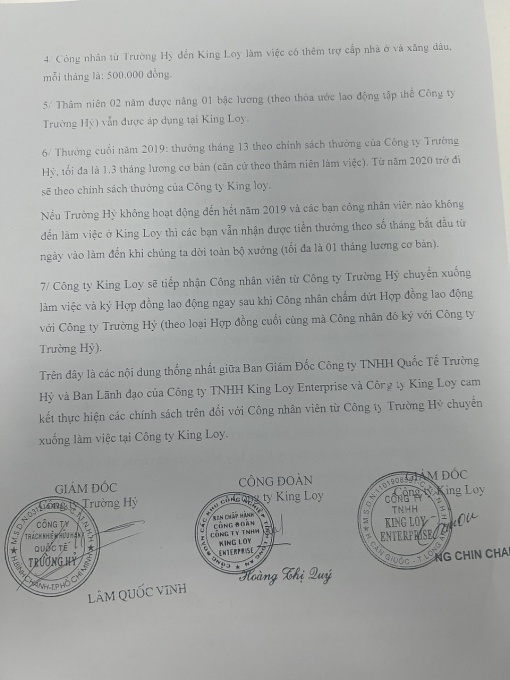 Đồng tình với phương án ủa doanh nghiệp, 400 công nhân ở Long An trở lại làm việc