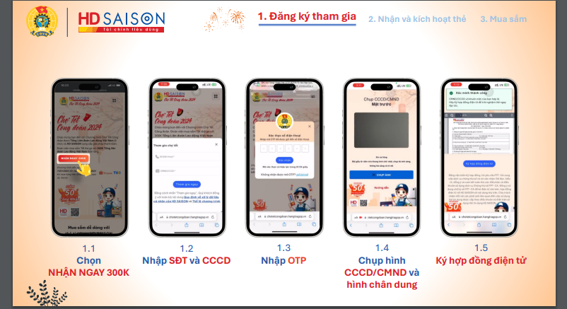 Tài khoản thẻ HD SAISON có 5.000.000 đồng, đoàn viên sử dụng sao cho đúng và an toàn?