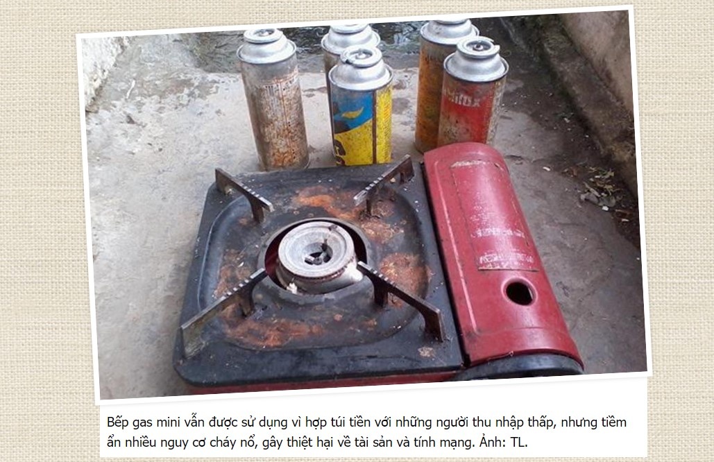 Hiểm họa từ bình gas mini: Công nhân cần biết các nguyên tắc an toàn