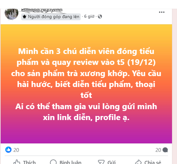 Lật tẩy chiêu trò quảng cáo thực phẩm chức năng - Kỳ 1: Thuê “bệnh nhân diễn viên” chỉ 300-500 ngàn đồng