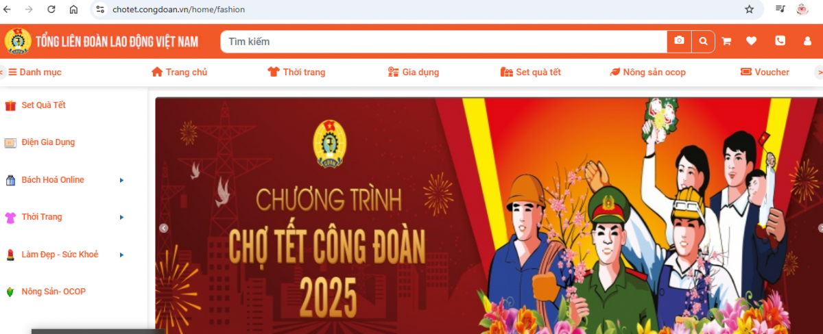 Chợ Tết Công đoàn: Mua sắm an toàn, đón Tết ấm áp