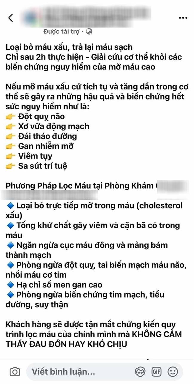 Lọc máu làm trẻ hóa, ngăn ngừa bệnh đột quỵ, mỡ máu: Giải mã những lợi ích và chiêu trò lừa bịp! Lọc máu làm trẻ hóa, ngăn ngừa bệnh đột quỵ, mỡ máu: Giải mã những lợi ích và chiêu trò lừa bịp!