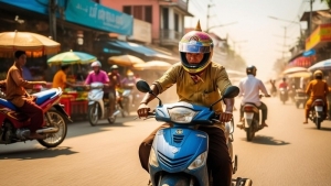 Mùa nắng nóng, tài xế xe ôm công nghệ đối mặt nguy cơ kiệt sức, đột quỵ