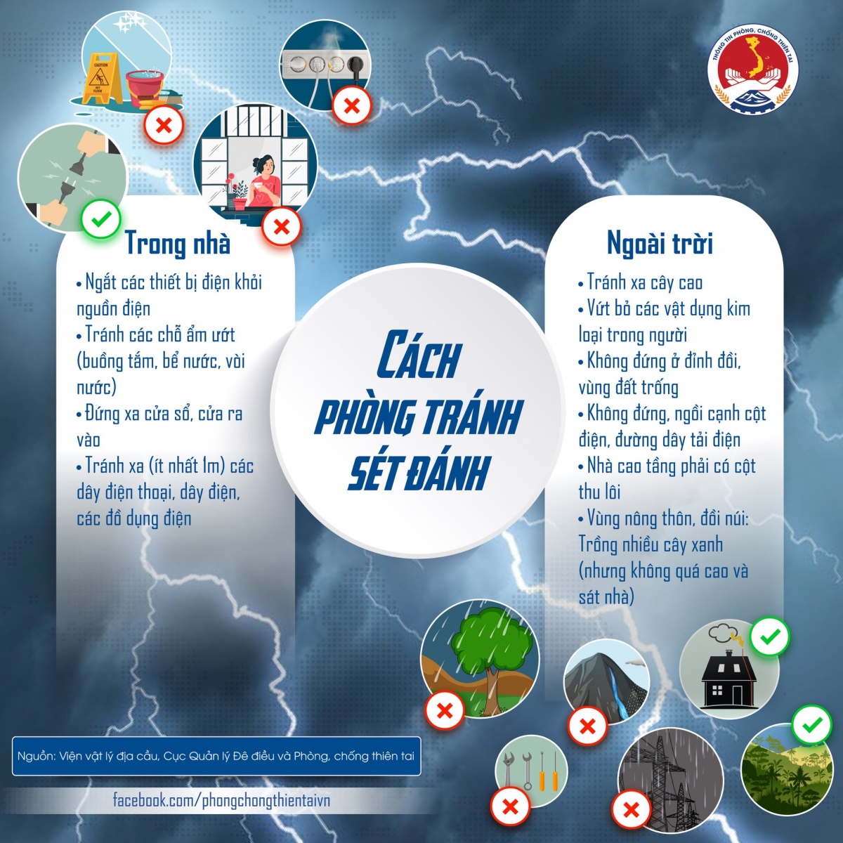 Những kỹ năng an toàn khi có sét đánh mùa mưa dông