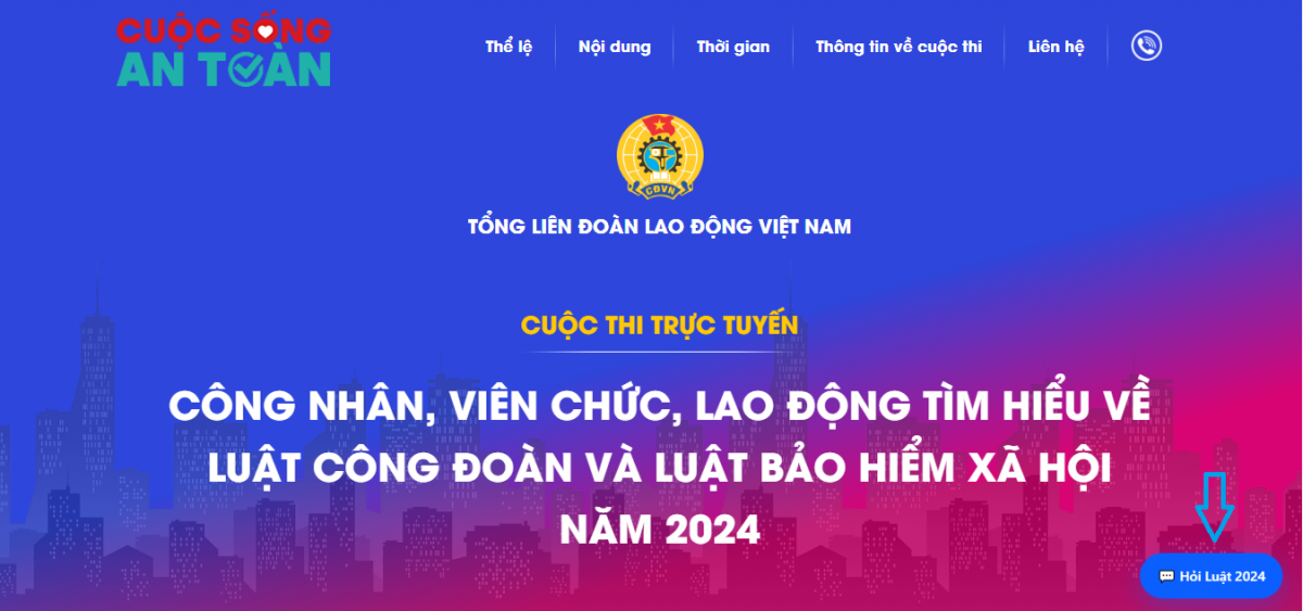 Phát động Cuộc thi trực tuyến tìm hiểu Luật Công đoàn và Luật Bảo hiểm xã hội năm 2024
