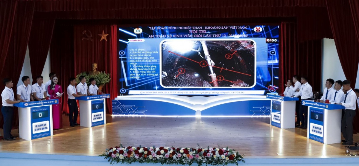Hội thi An toàn vệ sinh viên giỏi TKV lần thứ 13: Nâng cao kỹ năng vì môi trường sản xuất an toàn