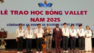 Học bổng Vallet 2025: Ươm mầm trí tuệ, chắp cánh khát vọng tuổi trẻ