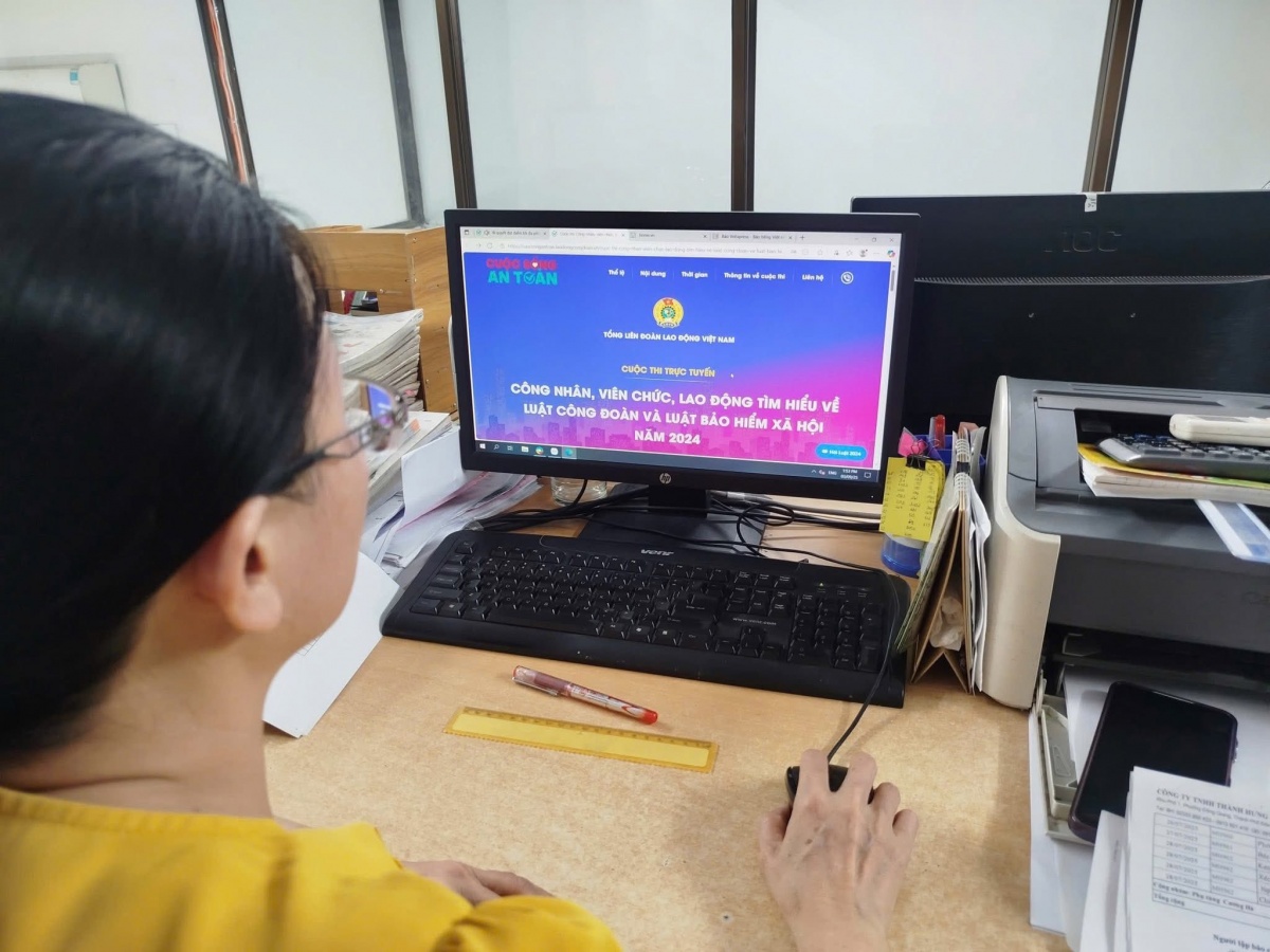 Sôi nổi cuộc thi tìm hiểu Luật Công đoàn & BHXH 2024: Sức lan tỏa mạnh mẽ từ thực tiễn