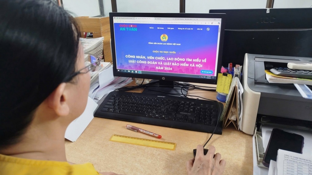 Sôi nổi cuộc thi tìm hiểu Luật Công đoàn & BHXH 2024: Sức lan tỏa mạnh mẽ từ thực tiễn