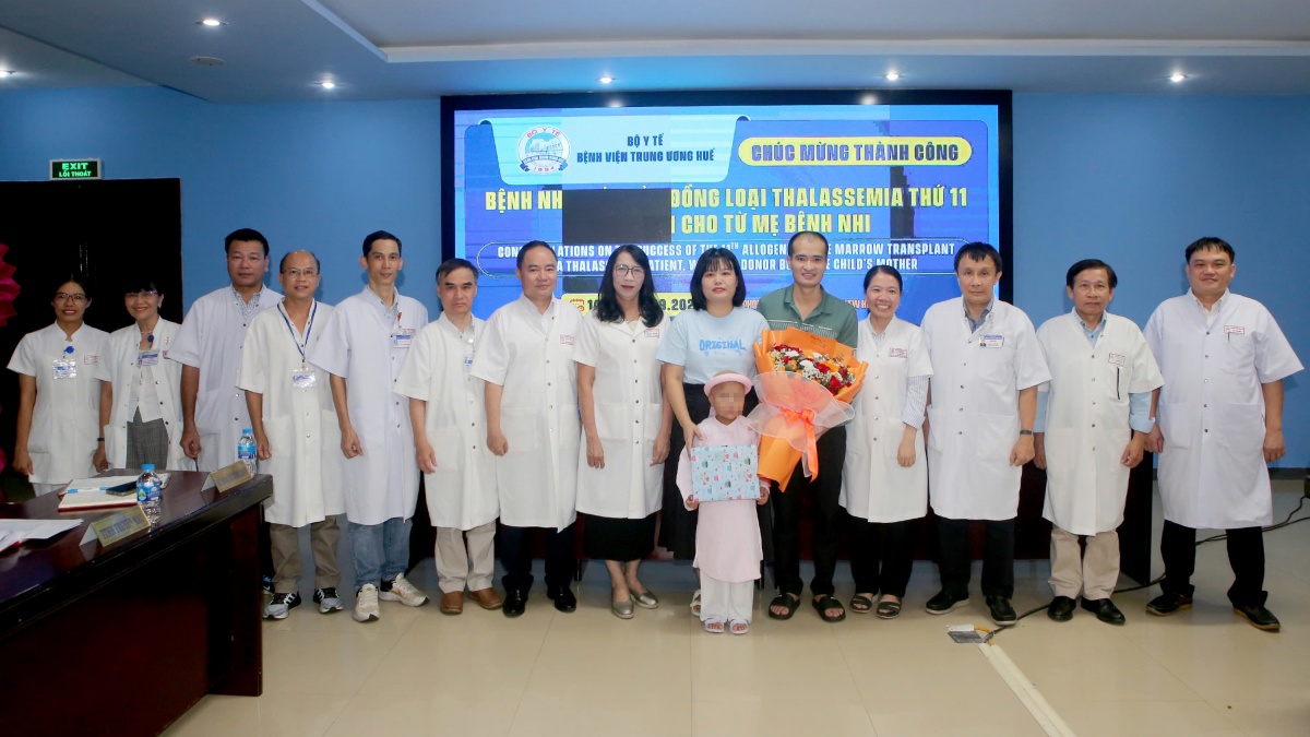 Ghép tủy đồng loại cho trẻ từ mẹ ruột có bất đồng nhóm máu lần đầu tại Việt Nam
