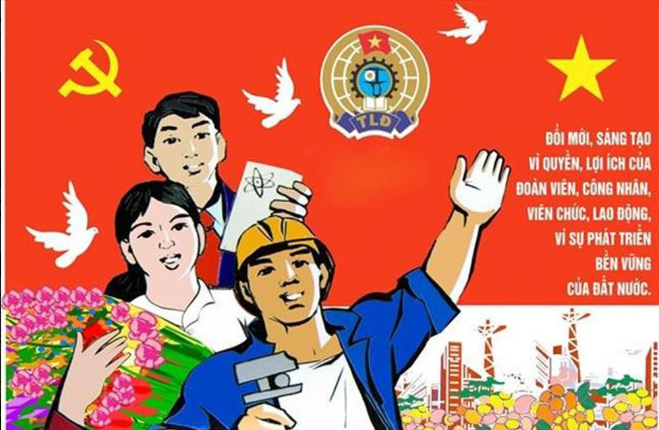 Luật Công đoàn 2024 khẳng định quyền thành lập, gia nhập và hoạt động công đoàn của người lao động là một quyền cơ bản, được hình thành trên cơ sở tự nguyện. Ảnh: Internet