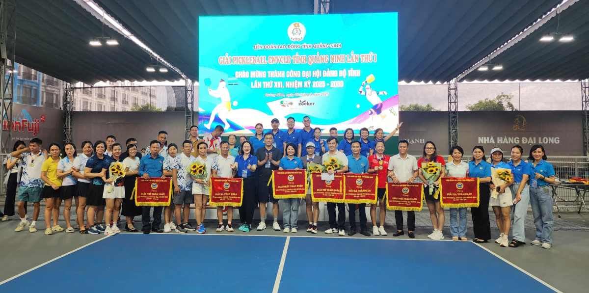 Giải Pickleball CNVCLĐ Quảng Ninh lần thứ I năm 2025: Nơi hội tụ nhiều vận động viên tiềm năng