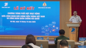 Công đoàn Quân chủng Hải quân và Công đoàn VNPT: Biểu tượng đoàn kết giữa hậu phương và tiền tuyến