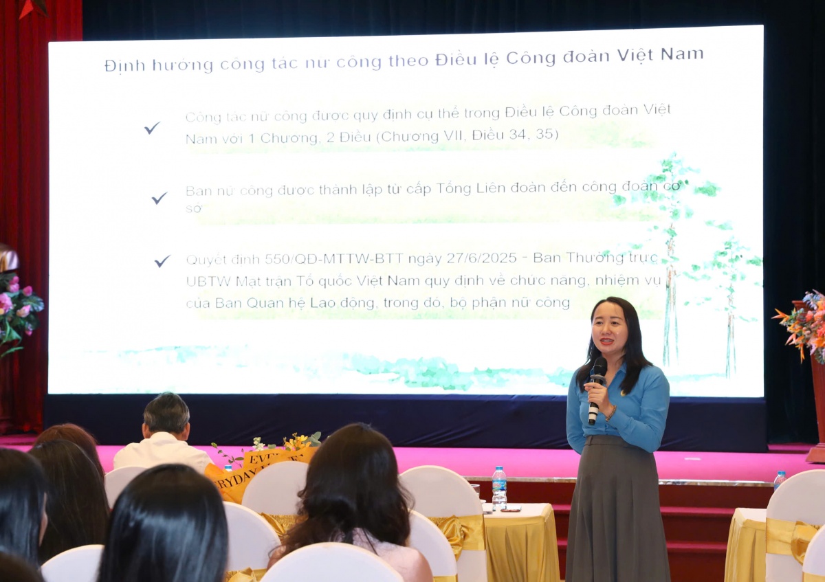 Phụ nữ ngành Xây dựng: Khẳng định bản lĩnh và vị thế trong tổ chức mới