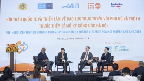 Chung tay xây dựng tương lai số an toàn cho phụ nữ và trẻ em