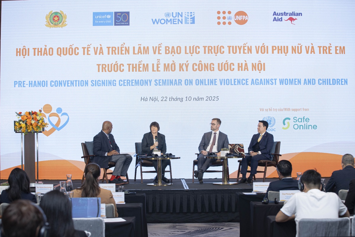 Chung tay xây dựng tương lai số an toàn cho phụ nữ và trẻ em