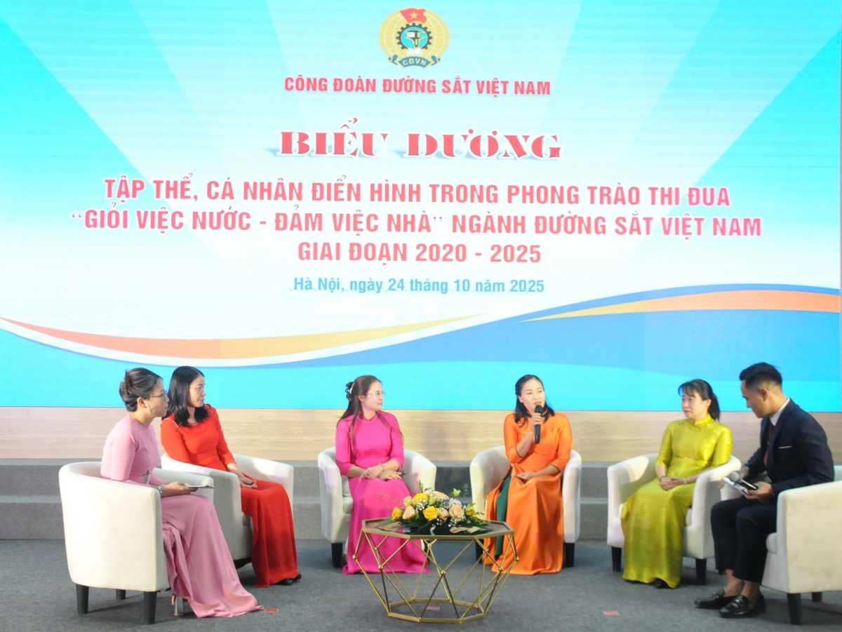 Giỏi việc nước – Đảm việc nhà: Dấu ấn phụ nữ ngành Đường sắt Việt Nam trong hành trình đổi mới