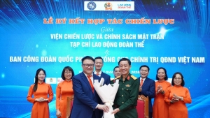 Hợp tác chiến lược giữa Viện Chiến lược và Chính sách Mặt trận - Ban Công đoàn Quốc phòng